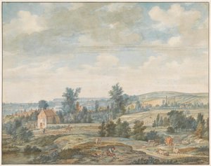 Veduta di Middachten e Dieren da Aert Schouman